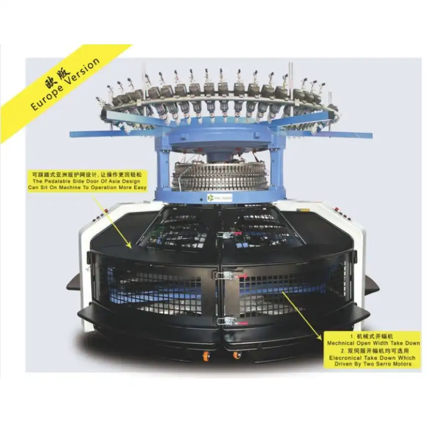 欧版双面棉毛罗纹两用开幅机（新）