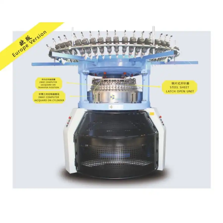 欧版双面电脑提花移圈机