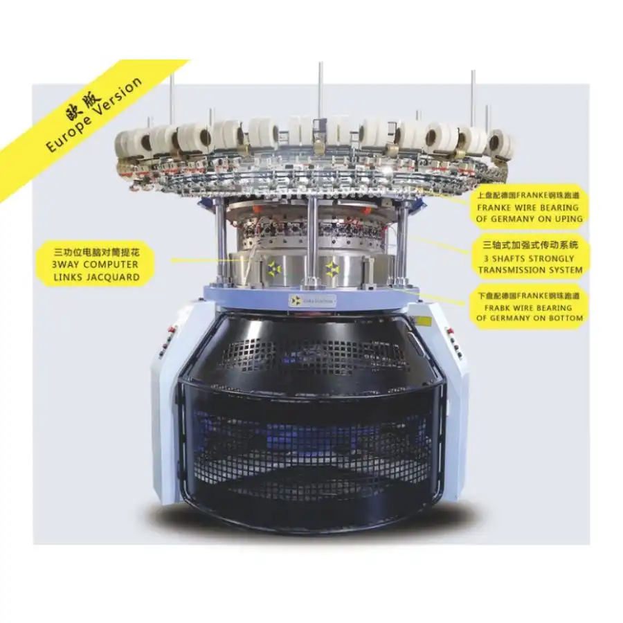 欧洲版对筒提花机